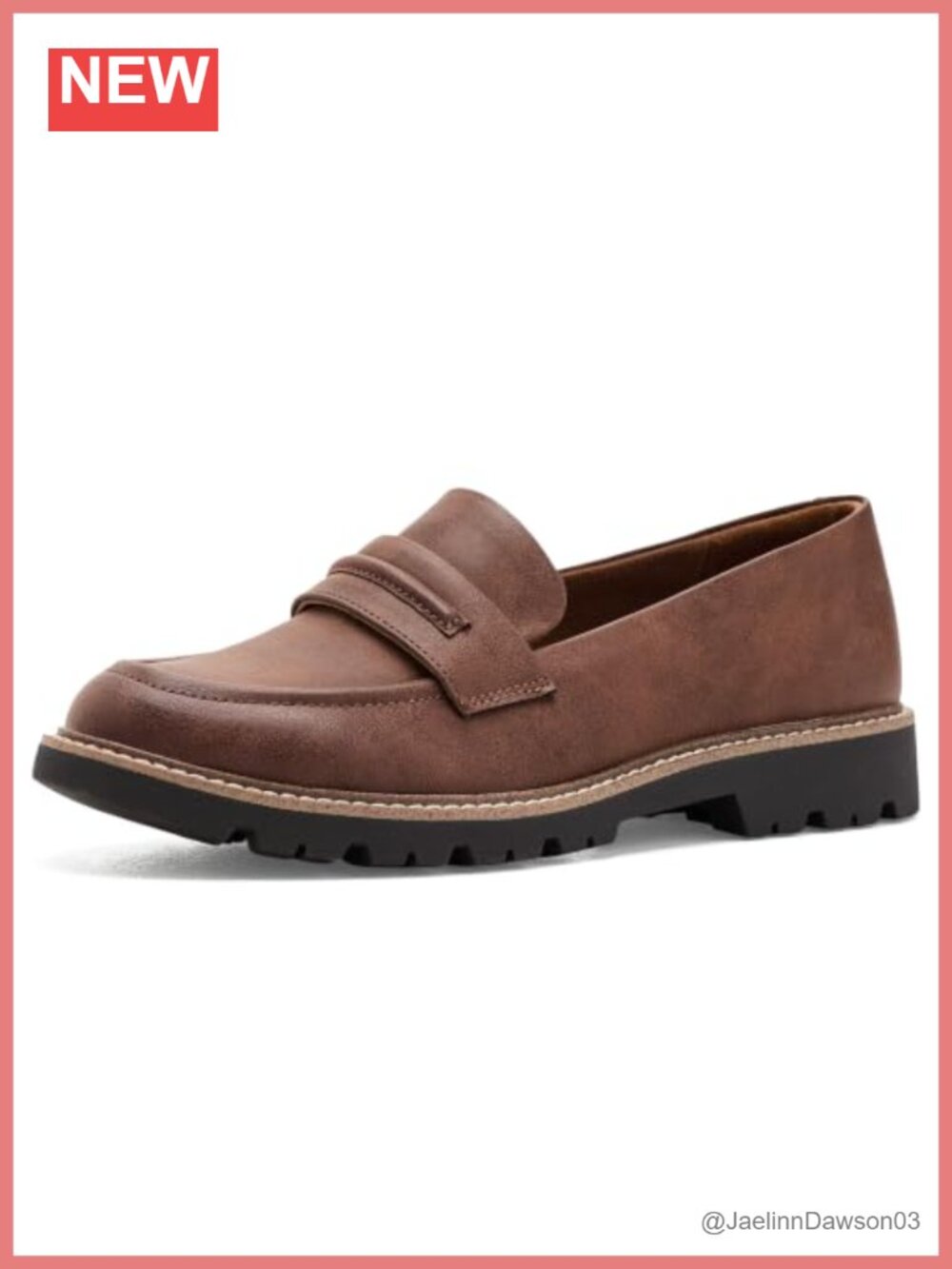 Eurosoft Womens Casual Loafer Padded Footbed Faux Leather Slip-On